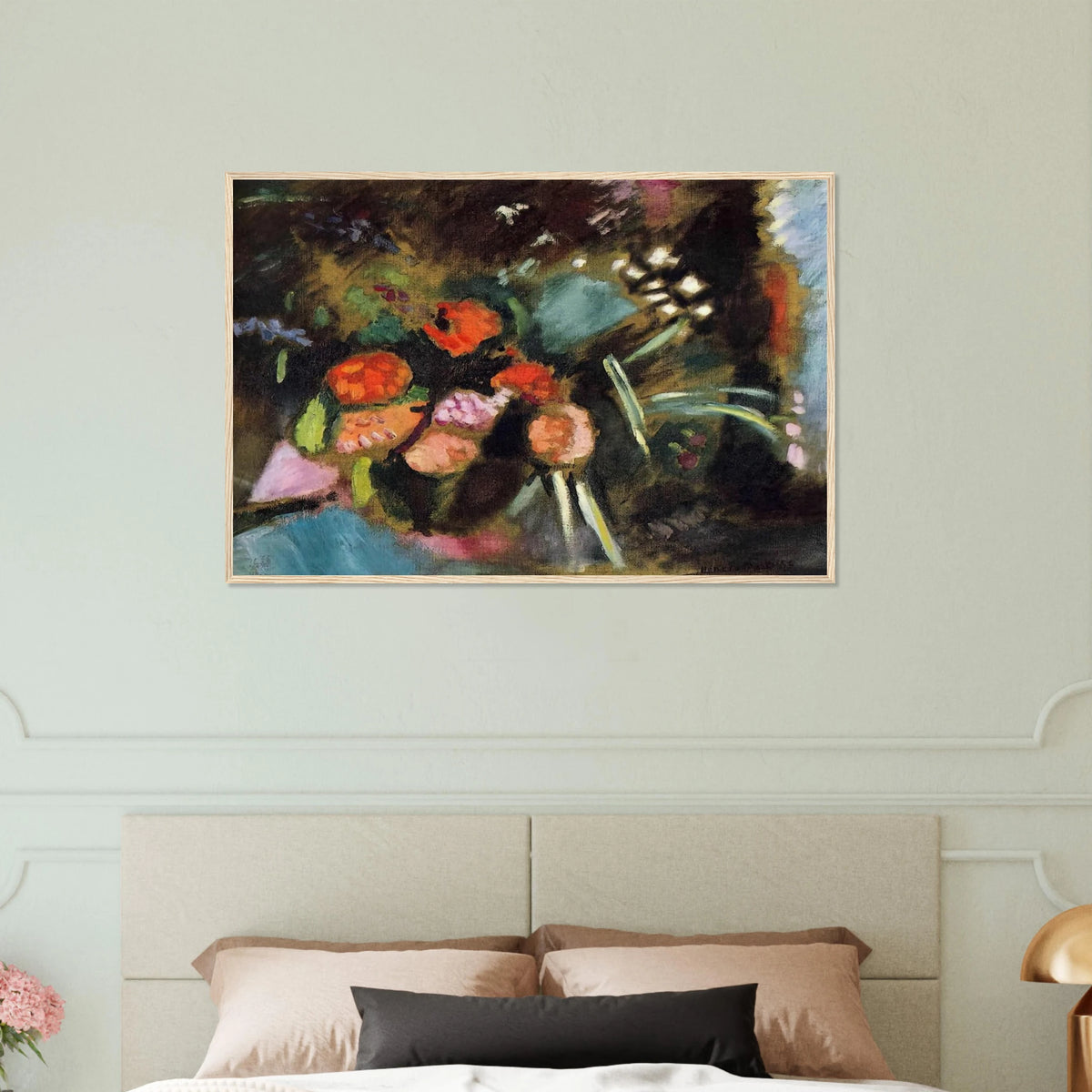 FLOWERS 1906 Framed Poster | Henri Matisse Framed Prints Wall Art | Henri Matisse Print