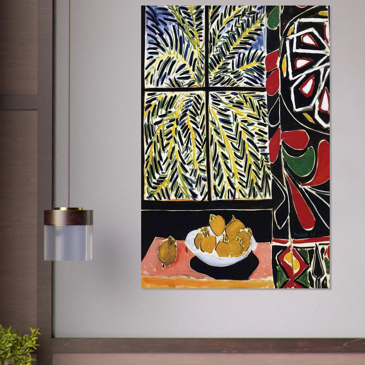 INTERIOR WITH EGYPTIAN CURTAIN 1948 Poster | Henri Matisse Poster | Henri Matisse Print