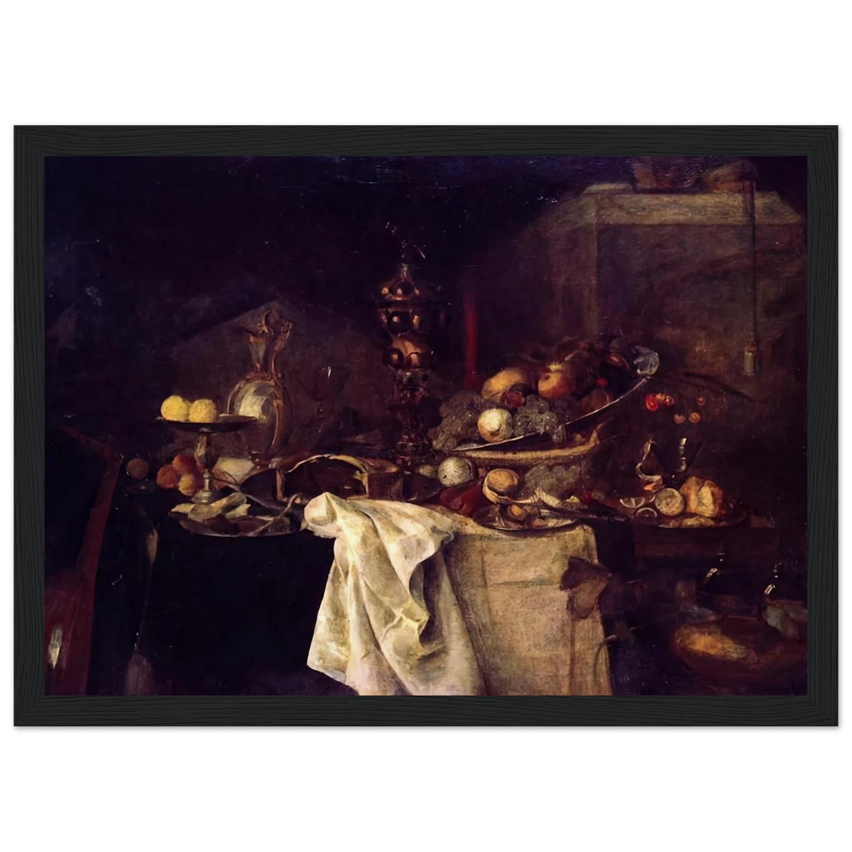 LA DESERTE AFTER JAN DAVIDSZ DE HEEM 1893 Framed Poster | Henri Matisse Framed Prints Wall Art | Henri Matisse Print