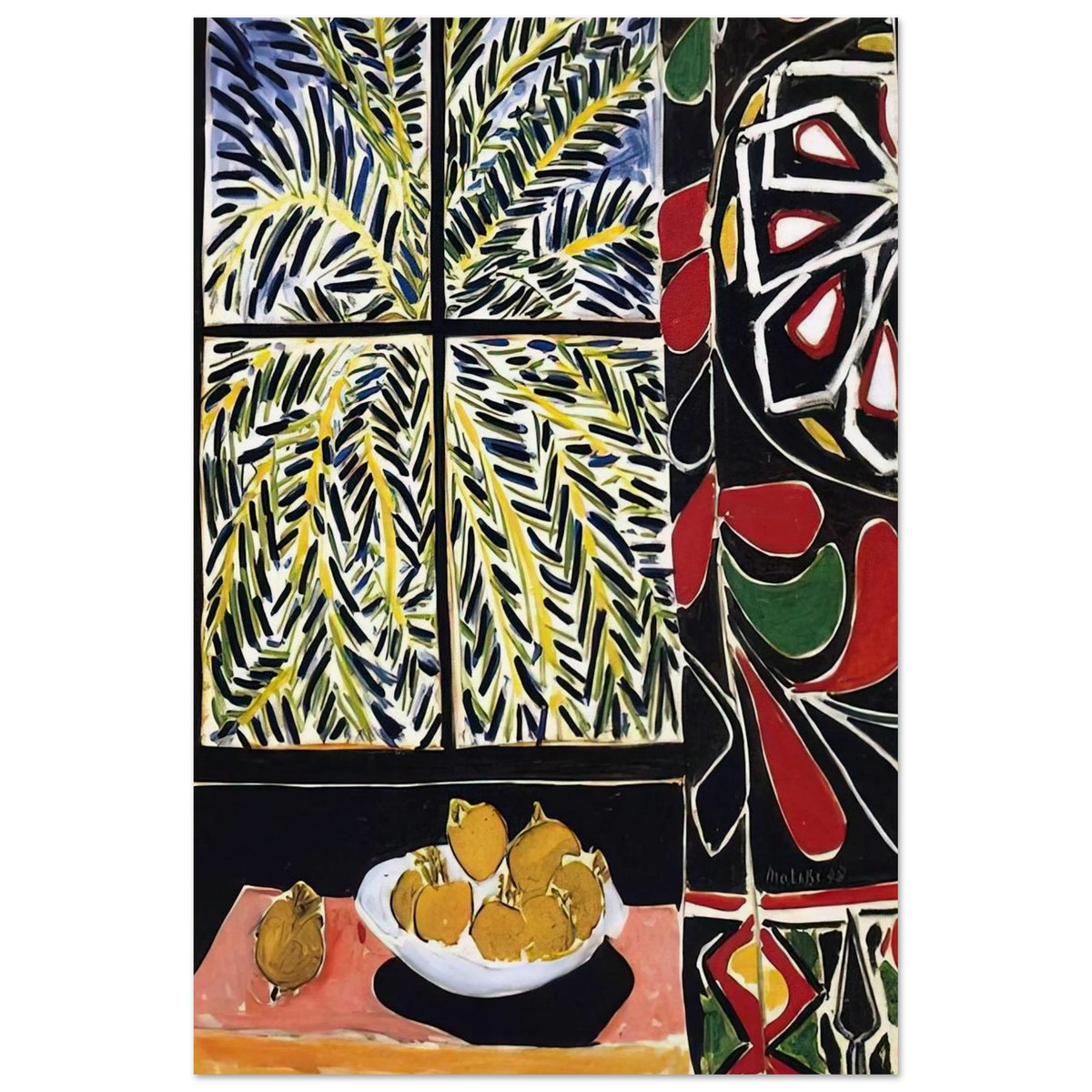 INTERIOR WITH EGYPTIAN CURTAIN 1948 Poster | Henri Matisse Poster | Henri Matisse Print