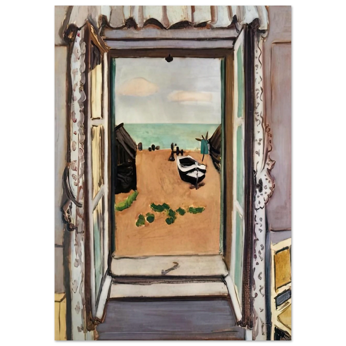 OPEN WINDOW ETRETAT 1920 Poster | Henri Matisse Poster | Henri Matisse Print