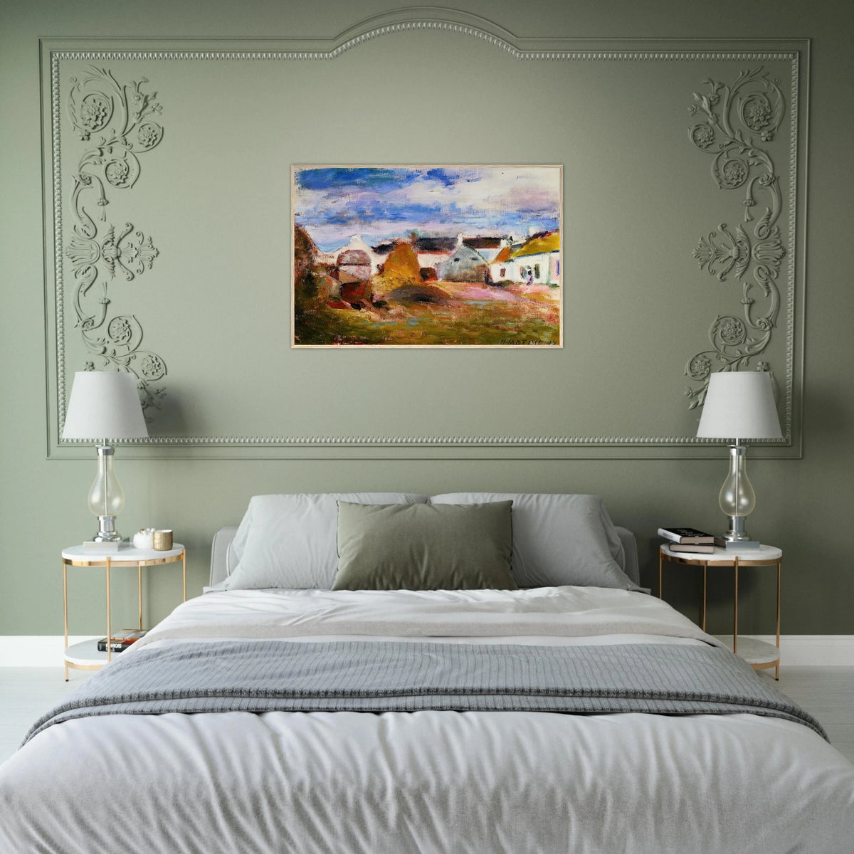 FARMYARD IN BRITTANY 1897 Framed Poster | Henri Matisse Framed Prints Wall Art | Henri Matisse Print