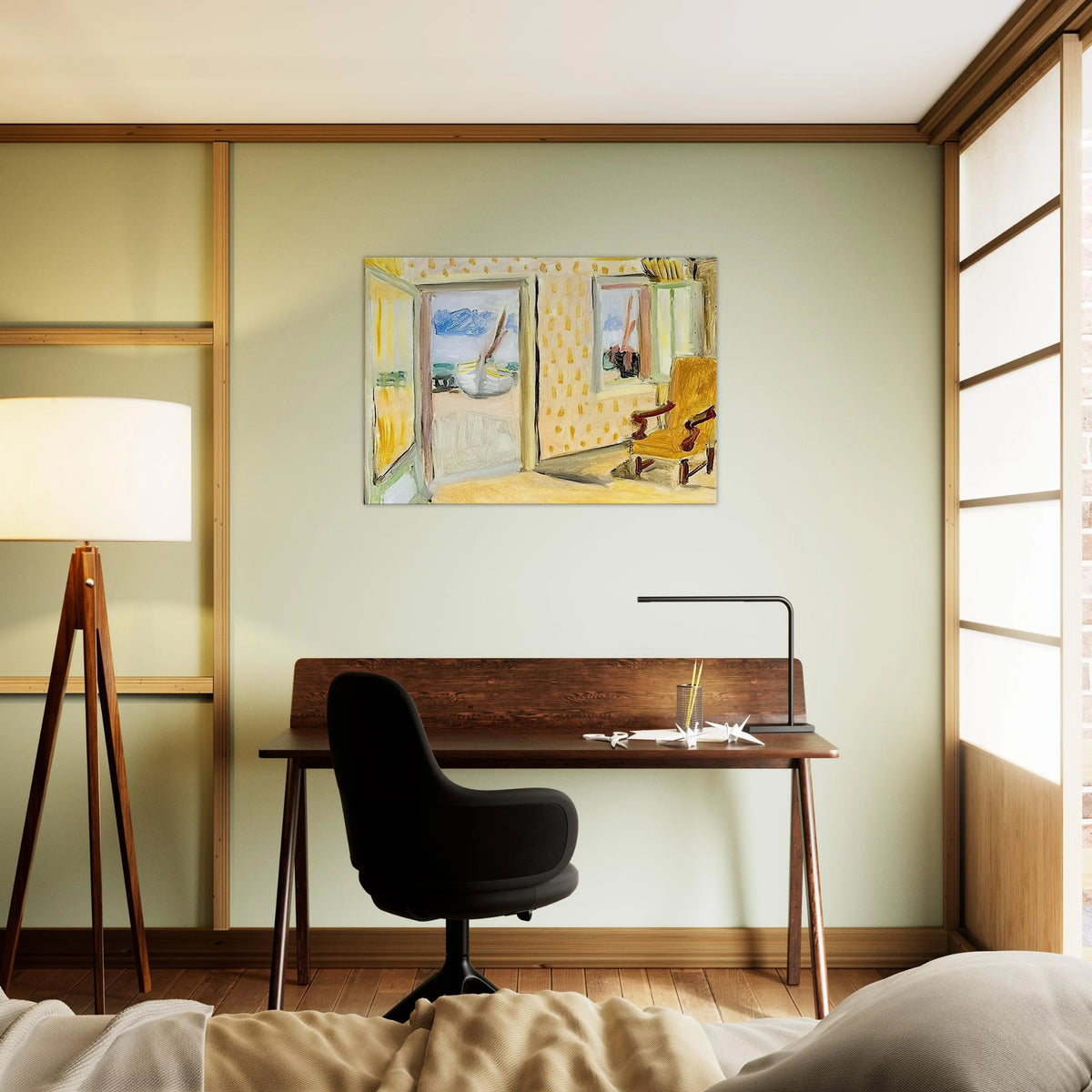 INTERIOR OPEN DOOR 1920 Canvas | Henri Matisse Canvas | Henri Matisse Print