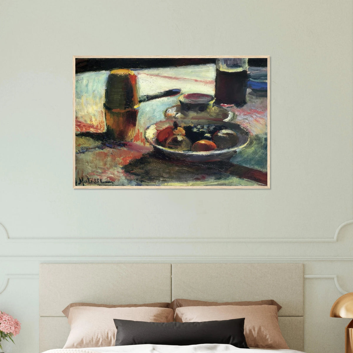 FRUIT AND COFFEE POT Framed Poster | Henri Matisse Framed Prints Wall Art | Henri Matisse Print