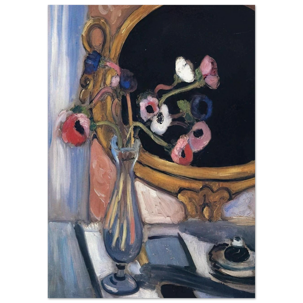 ANEMONE AND MIRROR 1920 Poster | Henri Matisse Poster | Henri Matisse Print