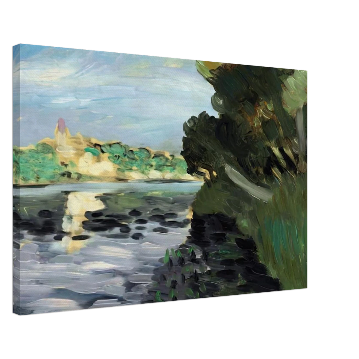 BORDS DE LA SEINE A VETHEUIL 1920 Canvas | Henri Matisse Canvas | Henri Matisse Print