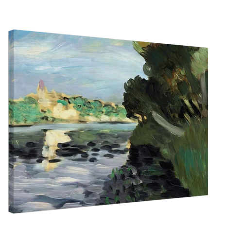 BORDS DE LA SEINE A VETHEUIL 1920 Canvas | Henri Matisse Canvas | Henri Matisse Print