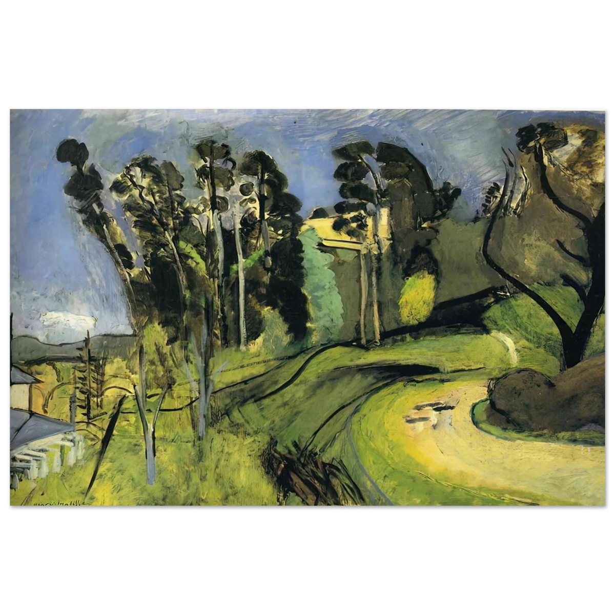 MONTALBAN LANDSCAPE 1918 Poster | Henri Matisse Poster | Henri Matisse Print