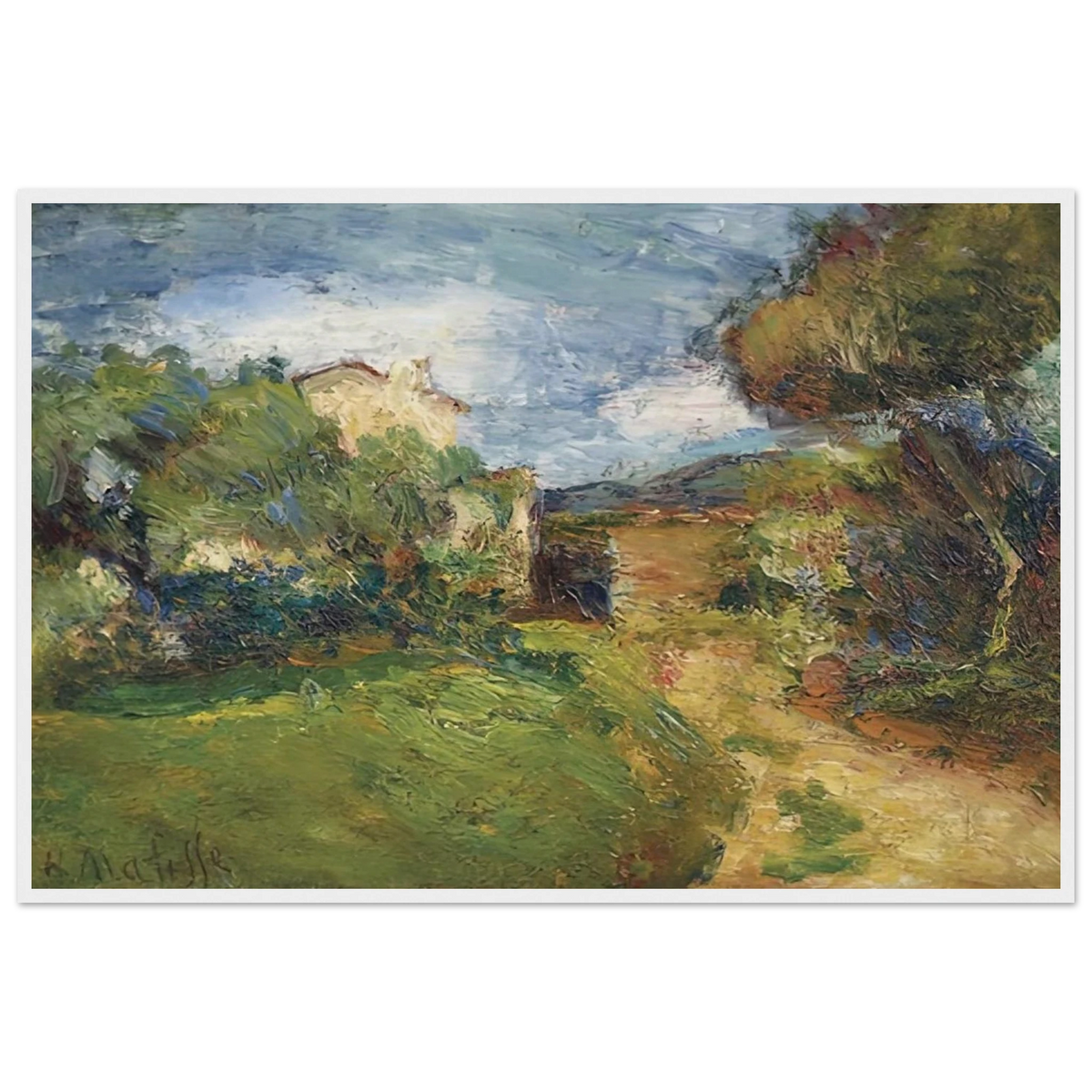 PETIT PAYSAGE CORSE 1898 Framed Poster | Henri Matisse Framed Prints Wall Art | Henri Matisse Print