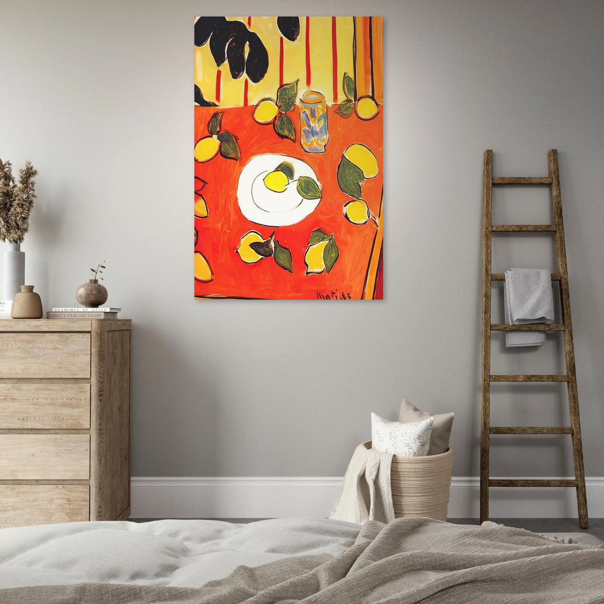 BLACK PHILODENDRON AND LEMONS 1943 Poster | Henri Matisse Poster | Henri Matisse Print