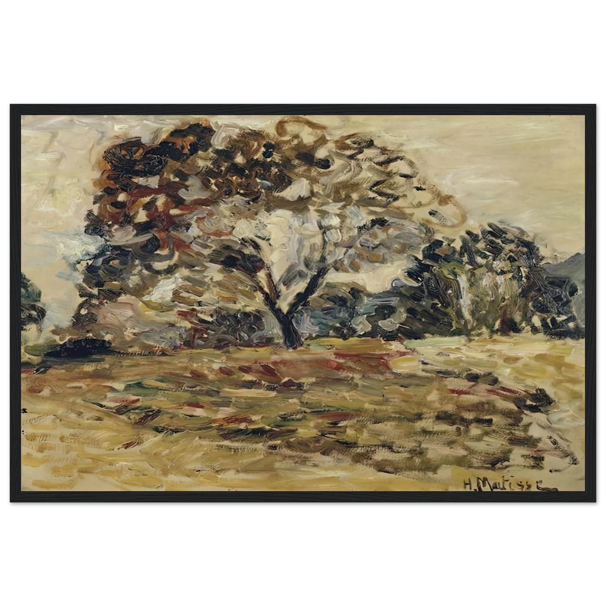 LANDSCAPE OF CORSICA 1 Framed Poster | Henri Matisse Framed Prints Wall Art | Henri Matisse Print