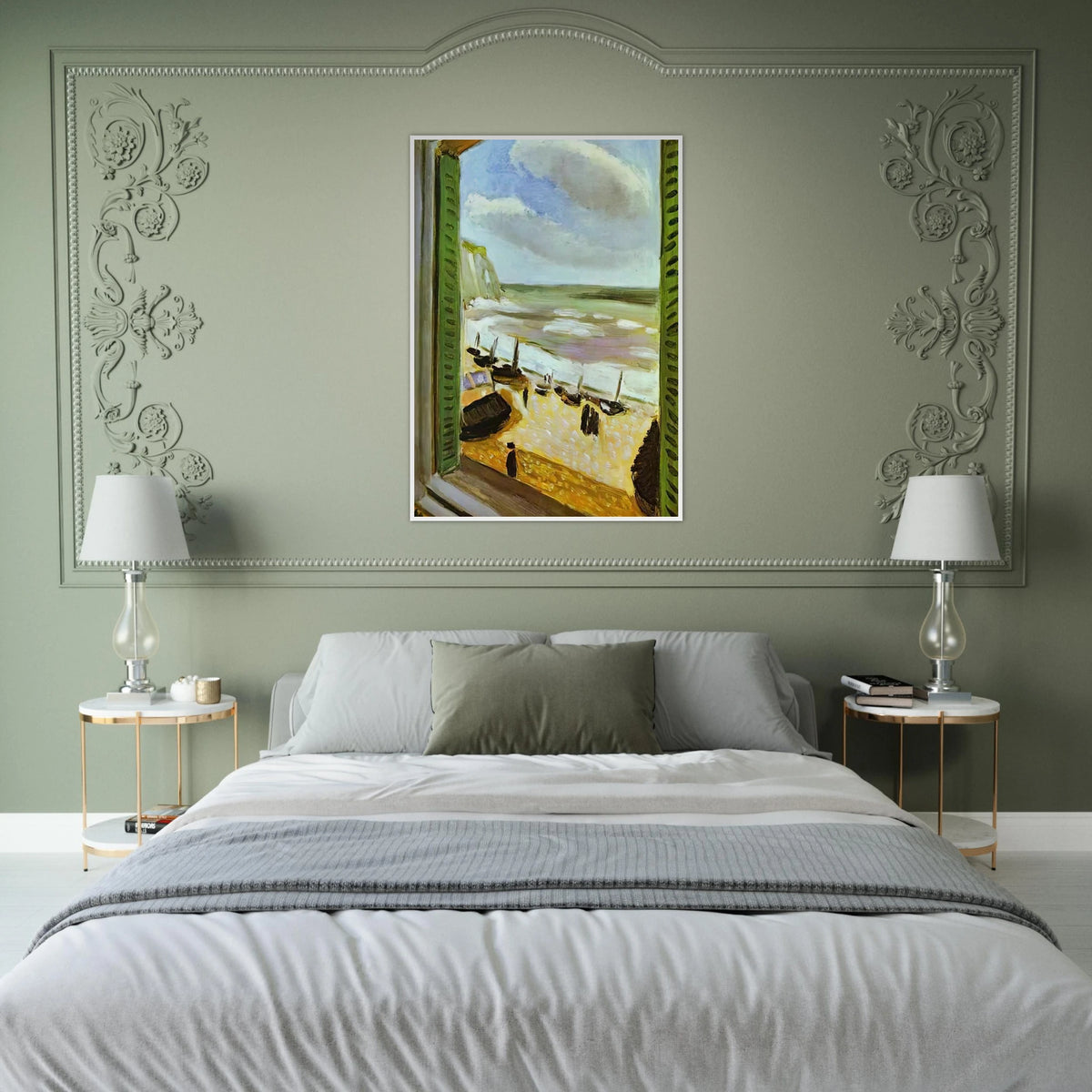 OPEN WINDOW AT COLLIOURE 1905 Framed Poster | Henri Matisse Framed Prints Wall Art | Henri Matisse Print
