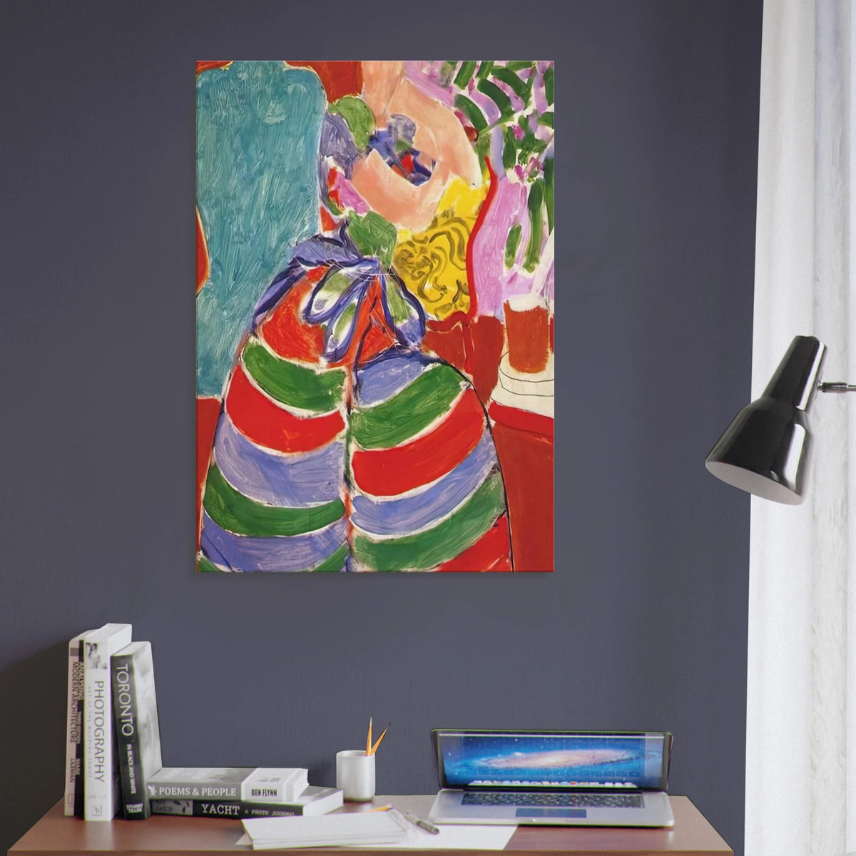 THE STRIPED DRESS 1938 Canvas | Henri Matisse Canvas | Henri Matisse Print