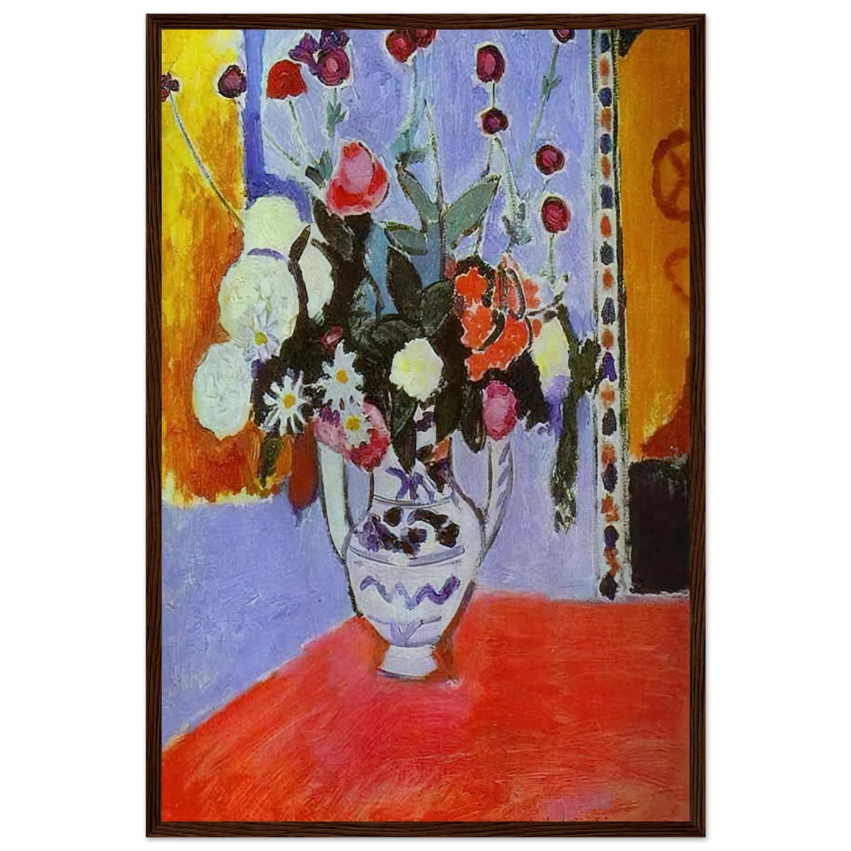 A BUNCH OF FLOWERS 1907 Framed Poster | Henri Matisse Framed Prints Wall Art | Henri Matisse Print