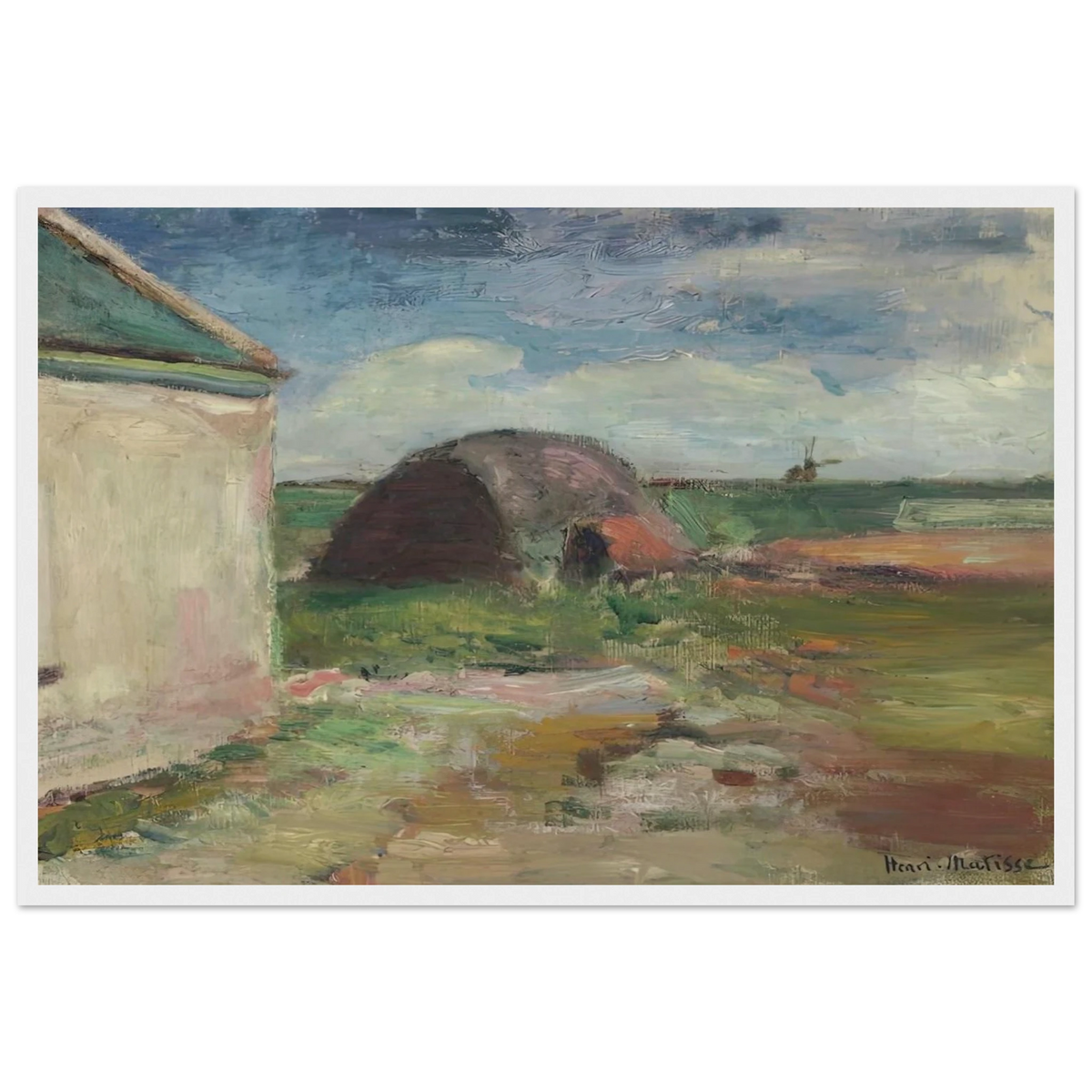 PAYSAGE DE BRETAGNE 1896 Framed Poster | Henri Matisse Framed Prints Wall Art | Henri Matisse Print