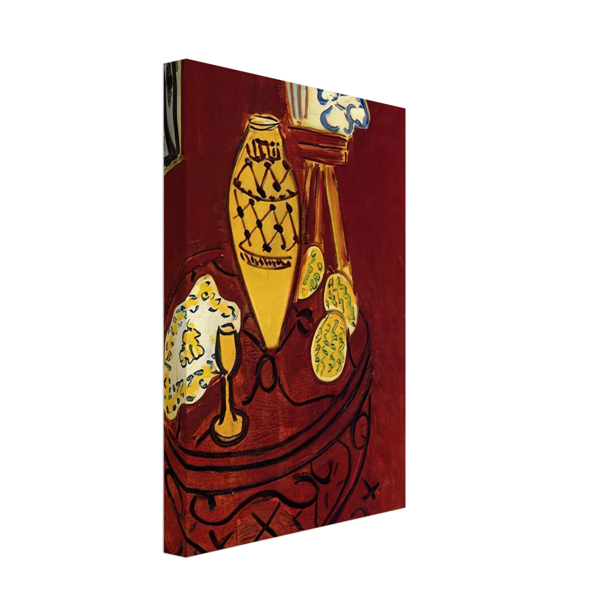 INTERIOR IN VENETIAN RED 1946 Canvas | Henri Matisse Canvas | Henri Matisse Print