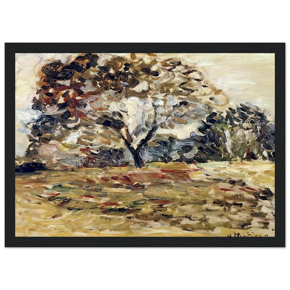 LANDSCAPE OF CORSICA 1898 Framed Poster | Henri Matisse Framed Prints Wall Art | Henri Matisse Print