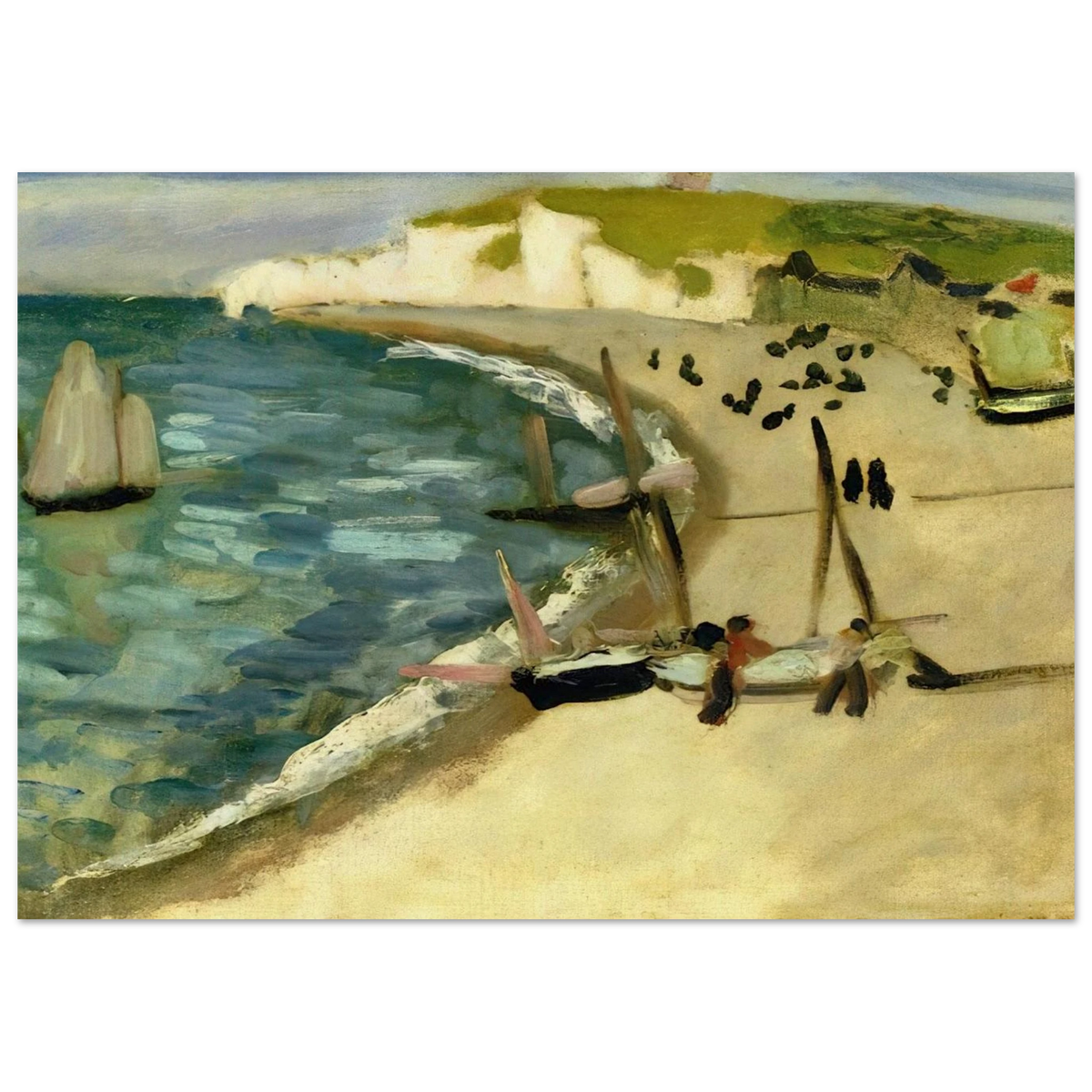 AHT AMONT CLIFFS AT ETRETAT 1920 Poster | Henri Matisse Poster | Henri Matisse Print