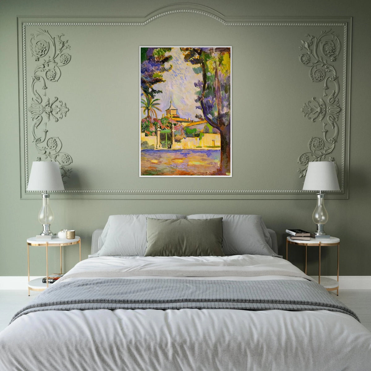 PLACE DES LICES ST TROPEZ 1904 Framed Poster | Henri Matisse Framed Prints Wall Art | Henri Matisse Print
