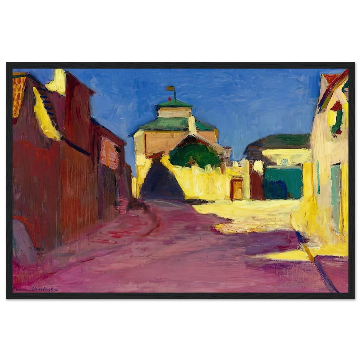 UNE RUE A ARCUEIL 1904 Framed Poster | Henri Matisse Framed Prints Wall Art | Henri Matisse Print
