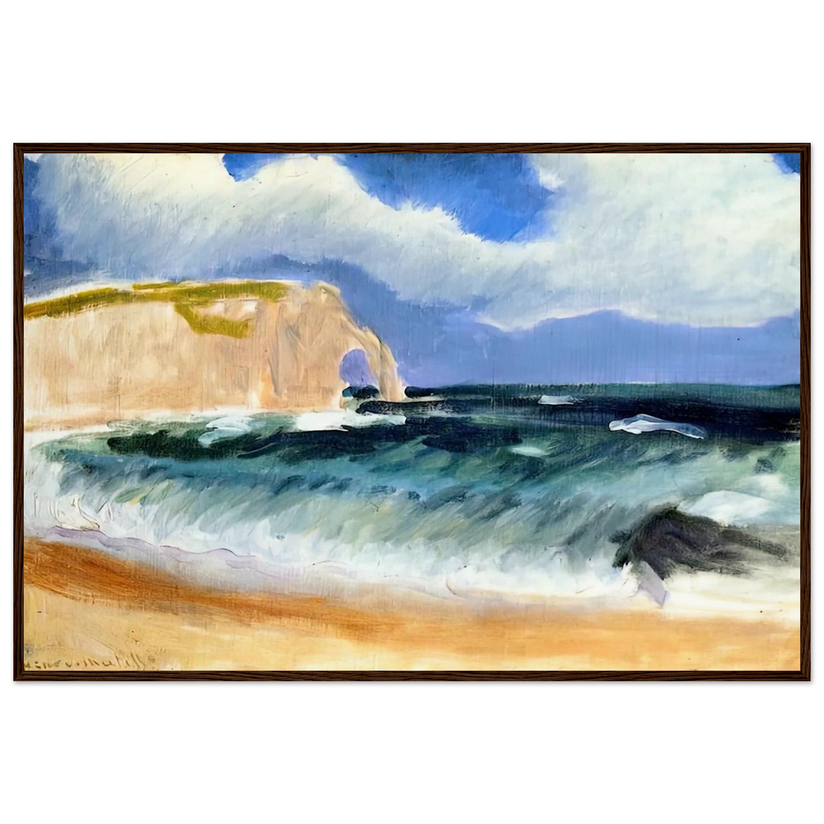 GALE AT ETRETAT 1920 Framed Poster | Henri Matisse Framed Prints Wall Art | Henri Matisse Print