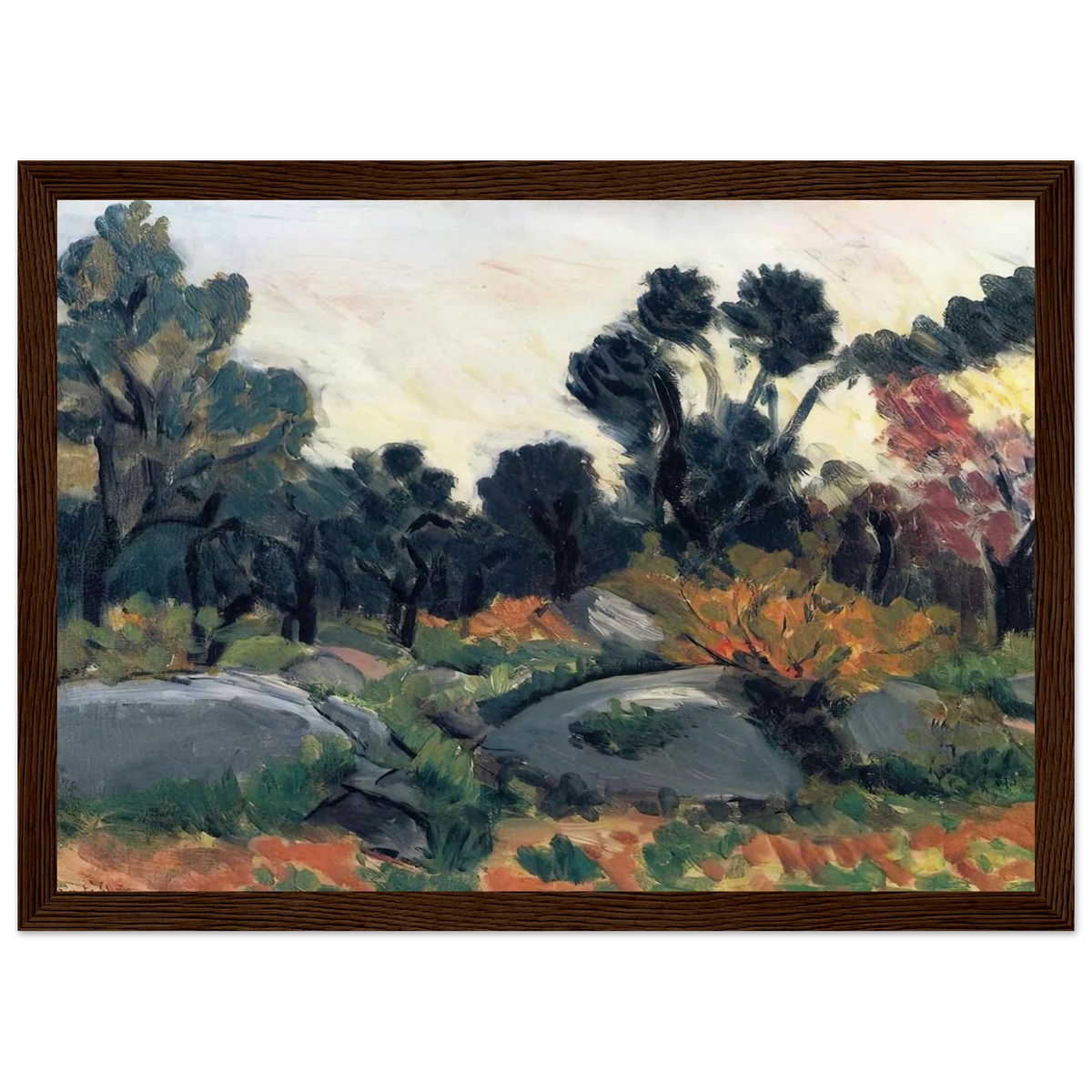 LANDSCAPE 3 Framed Poster | Henri Matisse Framed Prints Wall Art | Henri Matisse Print