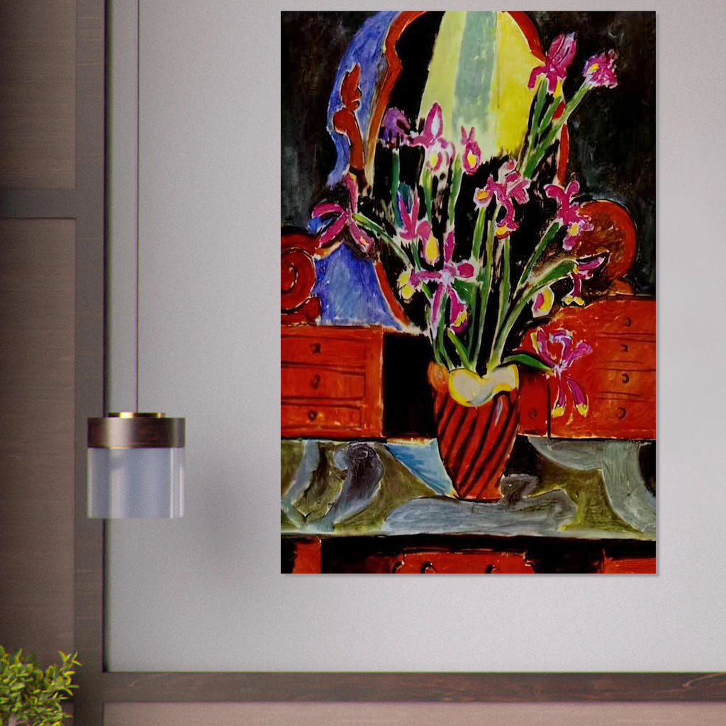 VASE OF IRISES 1912 Poster | Henri Matisse Poster | Henri Matisse Print