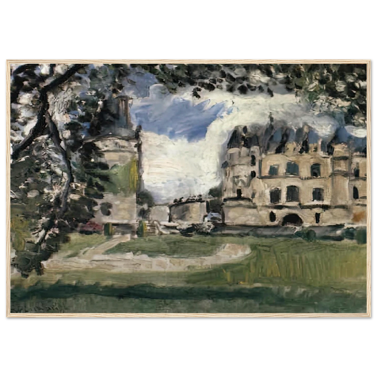 CHATEAU DE CHENONCEAUX 1917 Framed Poster | Henri Matisse Framed Prints Wall Art | Henri Matisse Print