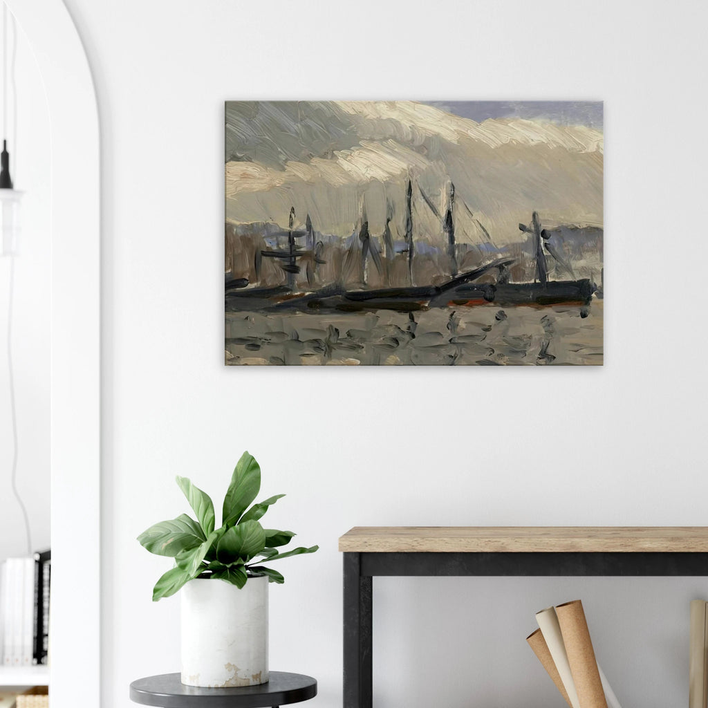 PORT DE CHERBOURG 1918 Canvas | Henri Matisse Canvas | Henri Matisse Print