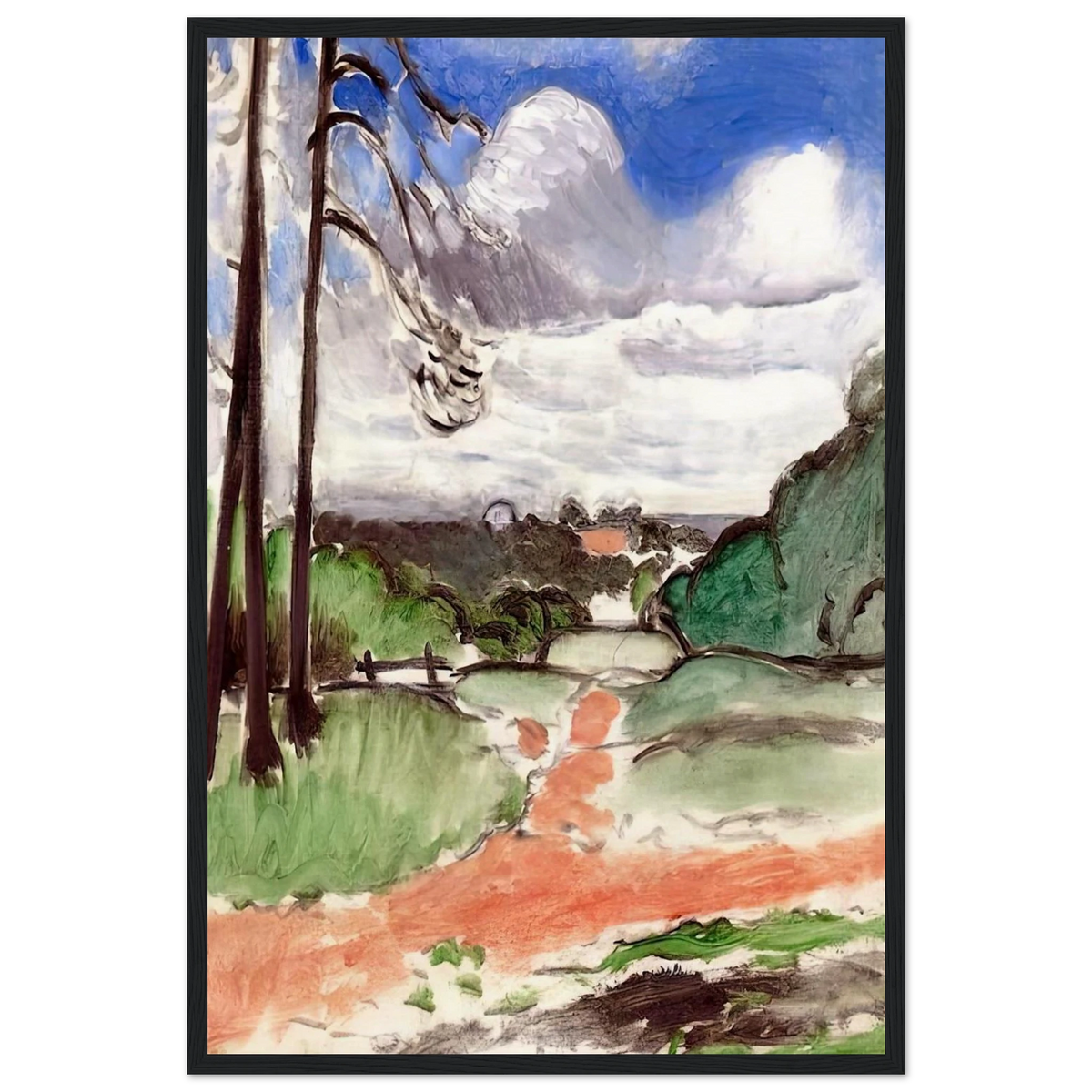 CHALAIS MEUDON 1917 Framed Poster | Henri Matisse Framed Prints Wall Art | Henri Matisse Print