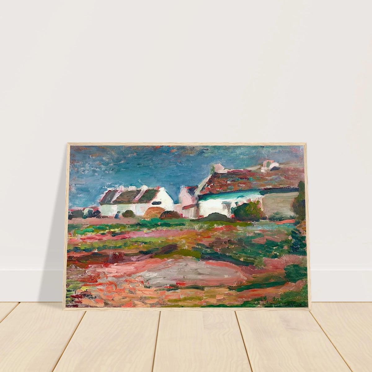 MAISONS A KERVILAHOUEN BELLE ILE 1896 Framed Poster | Henri Matisse Framed Prints Wall Art | Henri Matisse Print