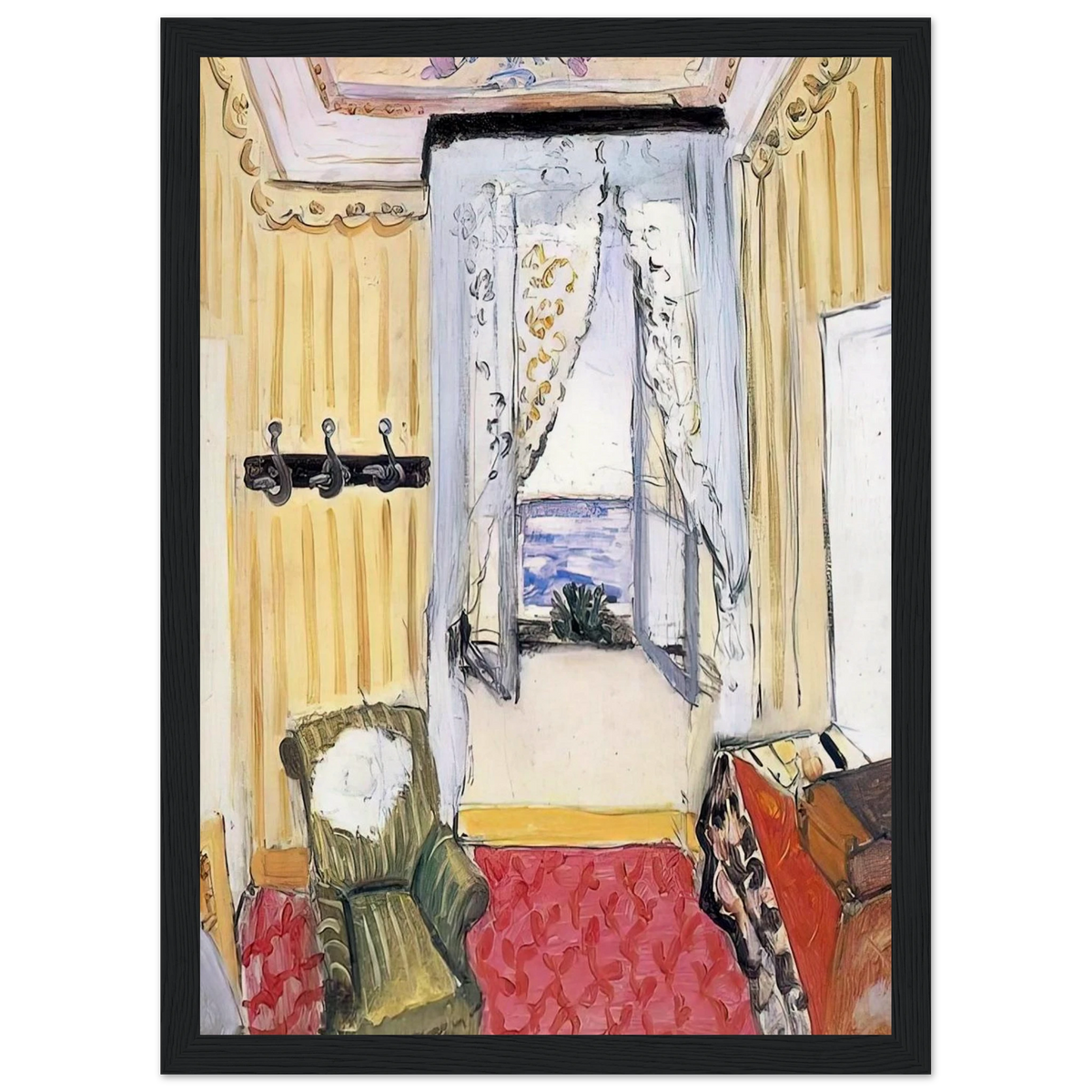 MY ROOM AT THE BEAU RIVAGE 1918 Framed Poster | Henri Matisse Framed Prints Wall Art | Henri Matisse Print