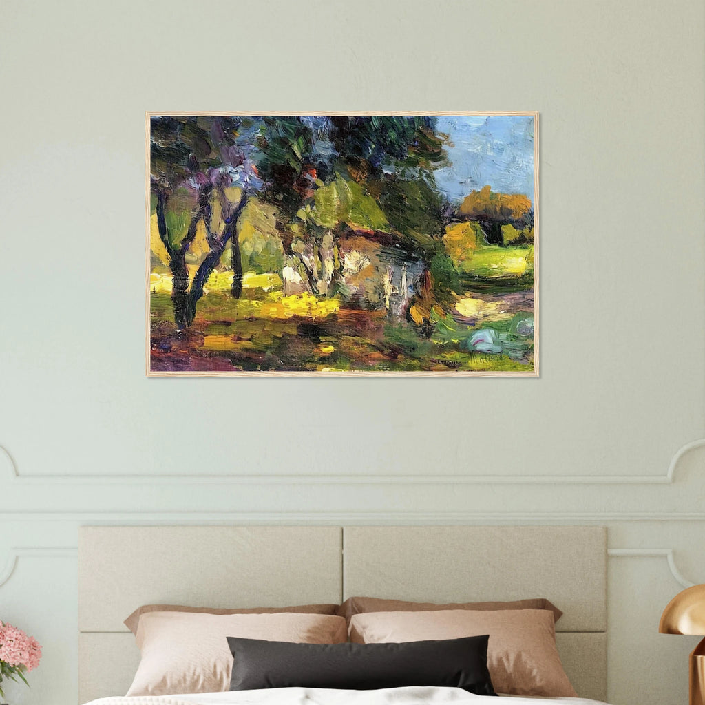 LANDSCAPE CORSICA 1898 Framed Poster | Henri Matisse Framed Prints Wall Art | Henri Matisse Print