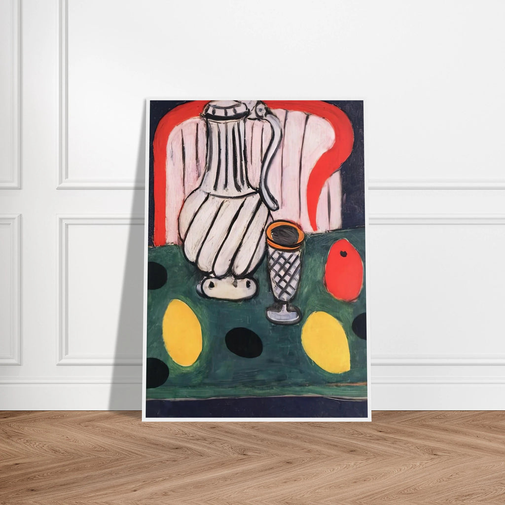 TIN PITCHER LEMON AND ARMCHAIR 1939 Framed Poster | Henri Matisse Framed Prints Wall Art | Henri Matisse Print