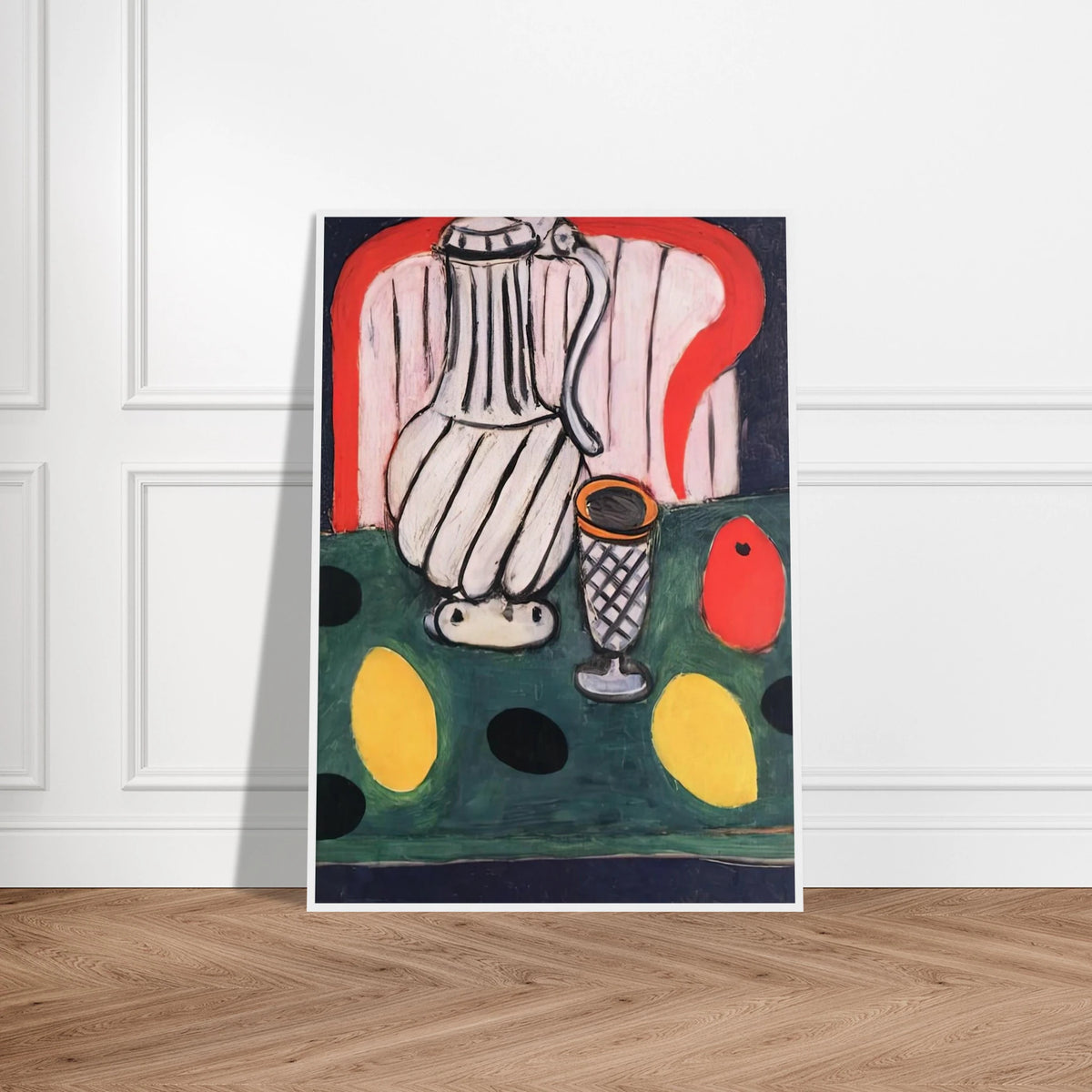 TIN PITCHER LEMON AND ARMCHAIR 1939 Framed Poster | Henri Matisse Framed Prints Wall Art | Henri Matisse Print