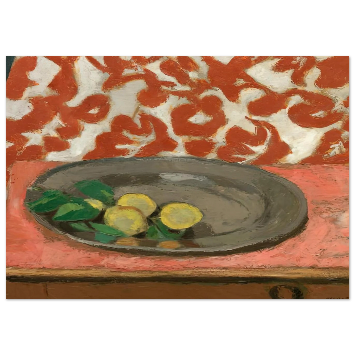 LEMONS ON A PEWTER PLATE 1929 Poster | Henri Matisse Poster | Henri Matisse Print