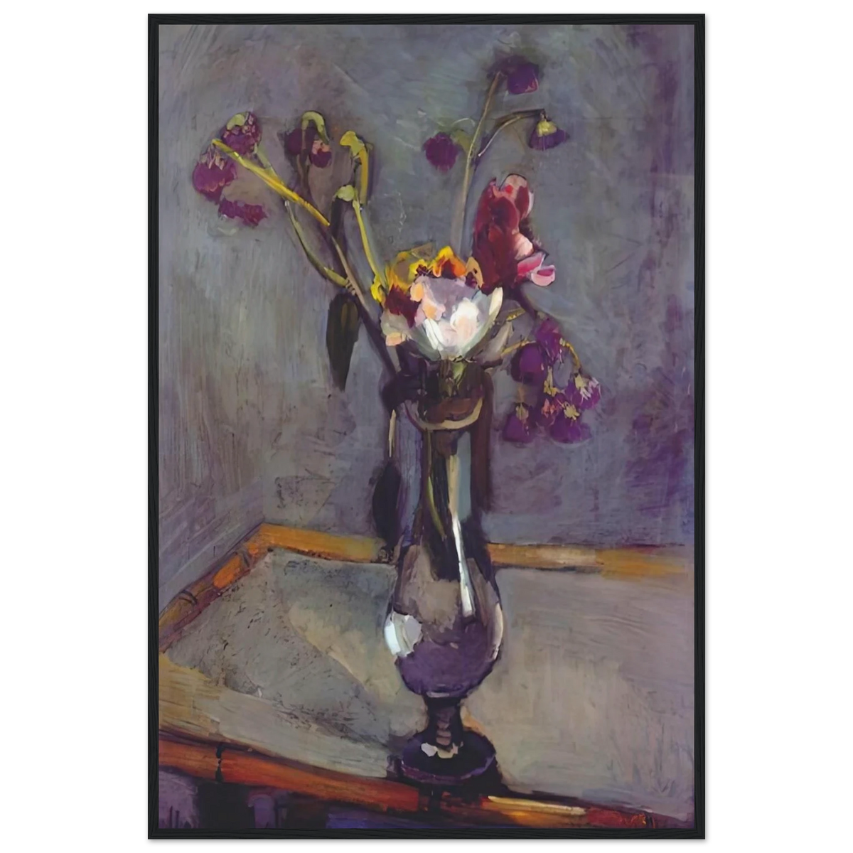 BOUQUET ON A BAMBOO TABLE 1903 Framed Poster | Henri Matisse Framed Prints Wall Art | Henri Matisse Print