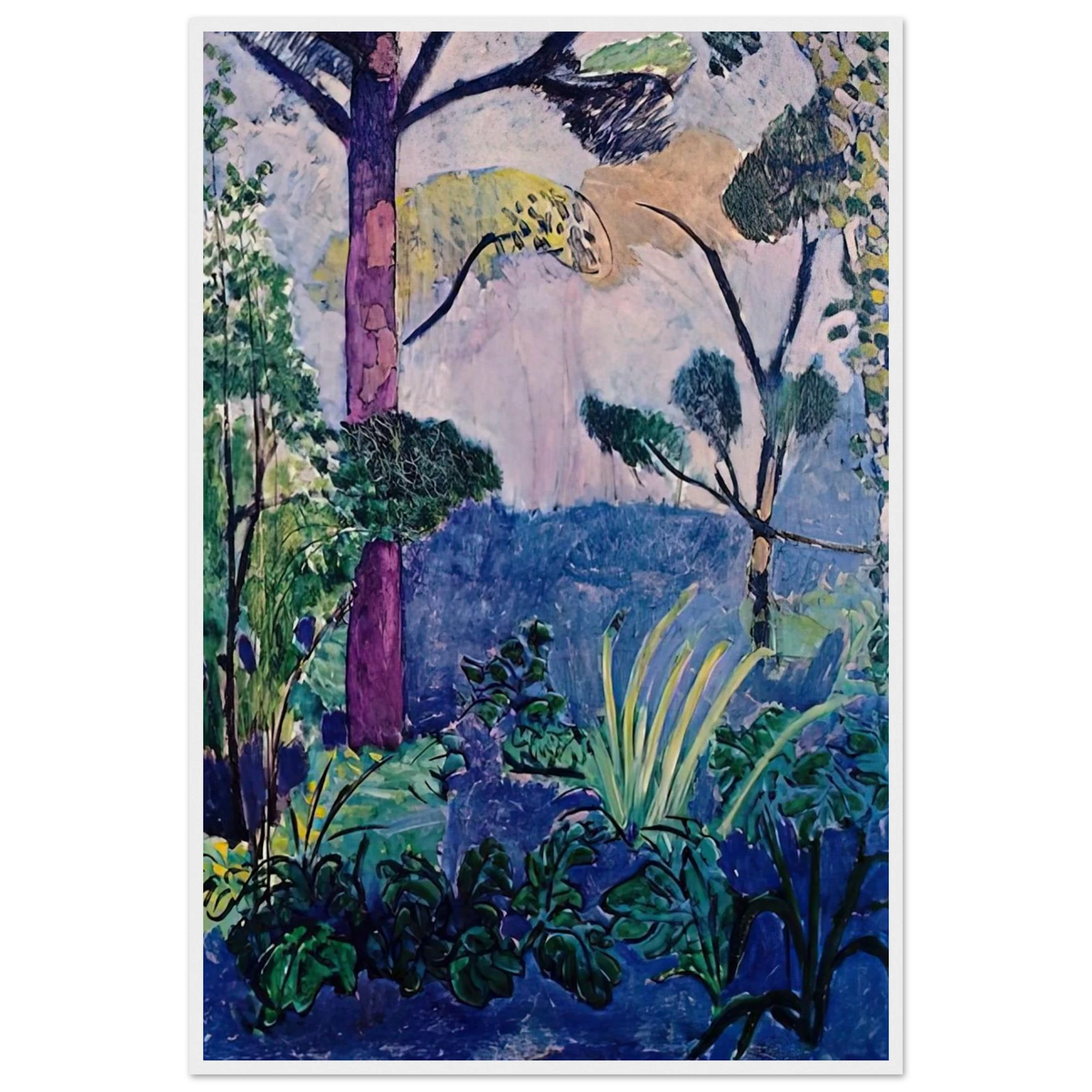MOROCCAN LANDSCAPE Framed Poster | Henri Matisse Framed Prints Wall Art | Henri Matisse Print
