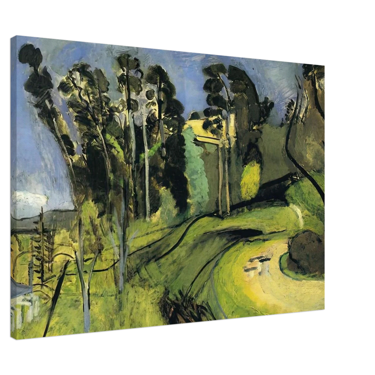 MONTALBAN LANDSCAPE 1918 Canvas | Henri Matisse Canvas | Henri Matisse Print