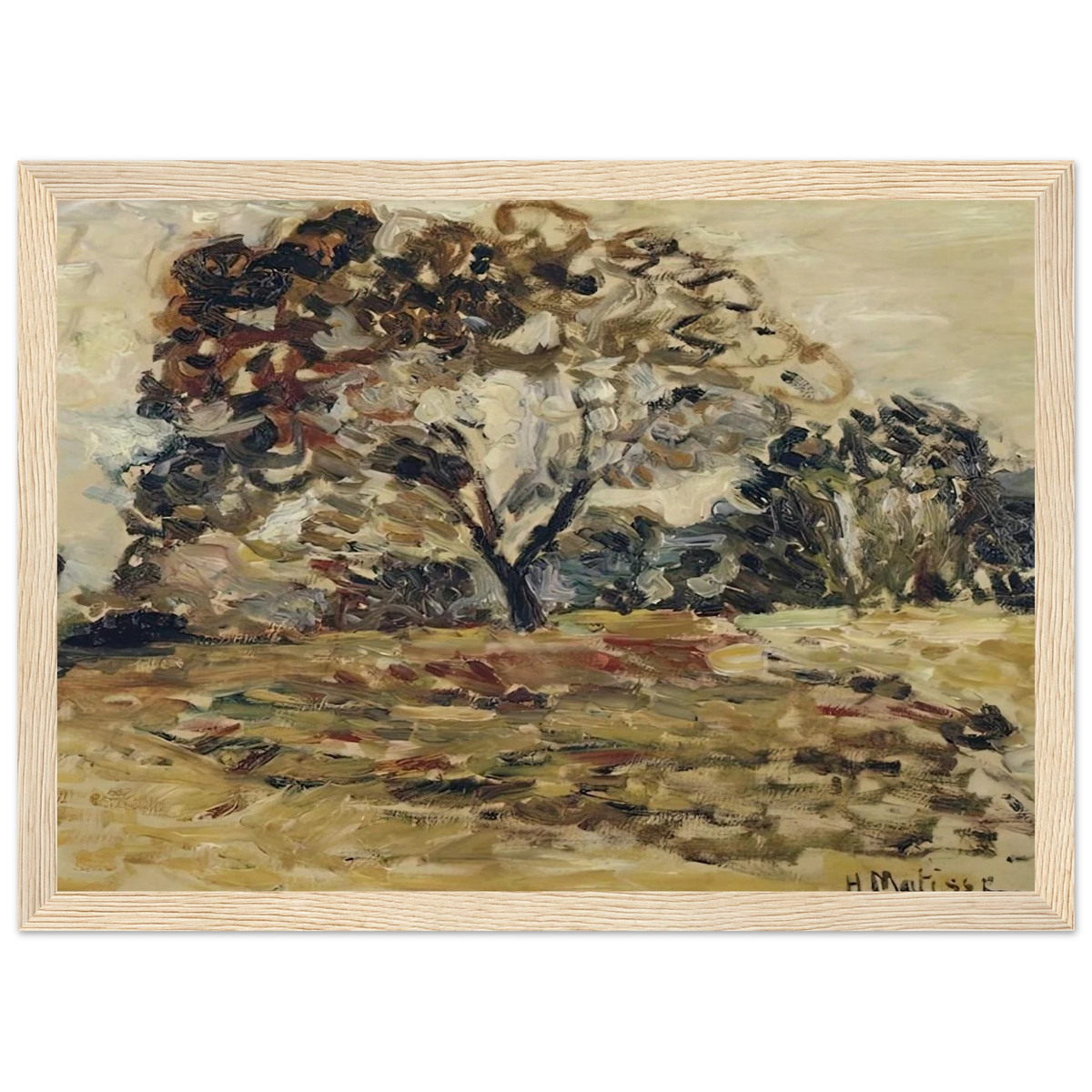LANDSCAPE OF CORSICA 1 Framed Poster | Henri Matisse Framed Prints Wall Art | Henri Matisse Print