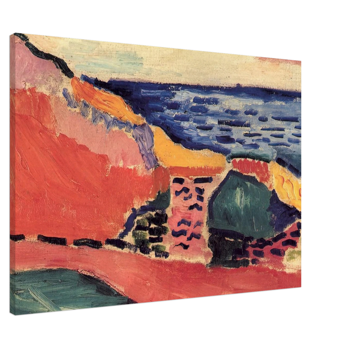 LA MOULADE COLLIOURE IN THE SUMMER 1905 Canvas | Henri Matisse Canvas | Henri Matisse Print