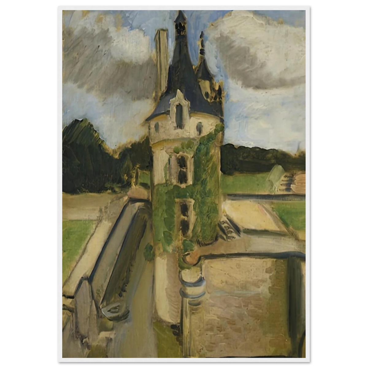 LLA TOUR DE CHENONCEAUX 1917 Framed Poster | Henri Matisse Framed Prints Wall Art | Henri Matisse Print