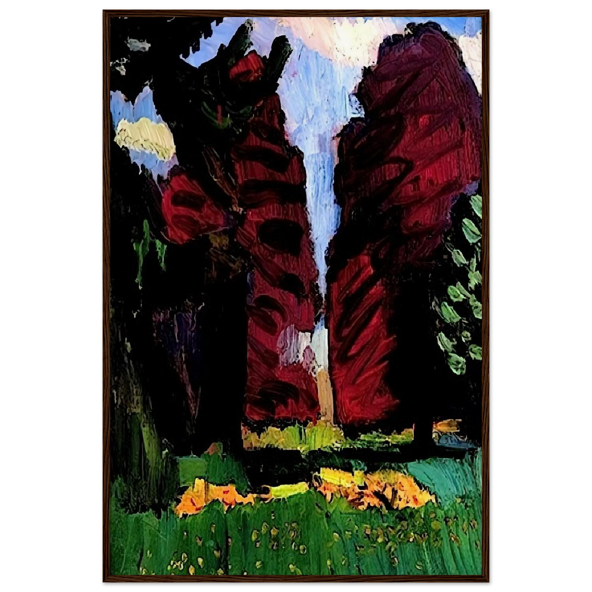 COPPER BEECHES 1901 Framed Poster | Henri Matisse Framed Prints Wall Art | Henri Matisse Print