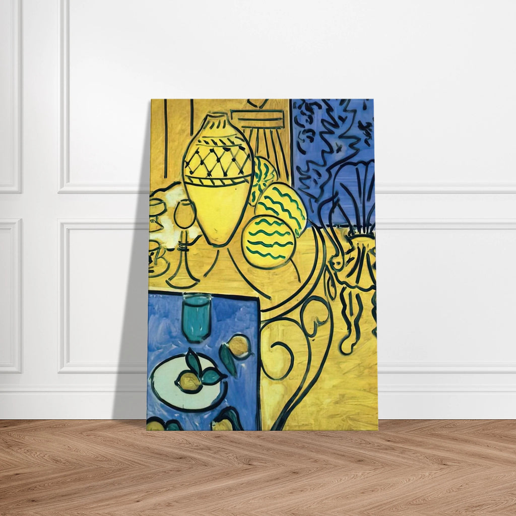 INTERIOR IN YELLOW 1946 Canvas | Henri Matisse Canvas | Henri Matisse Print