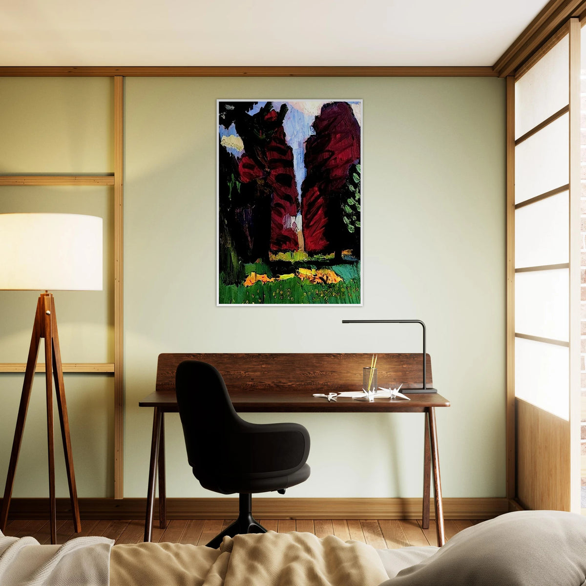 COPPER BEECHES 1901 Framed Poster | Henri Matisse Framed Prints Wall Art | Henri Matisse Print