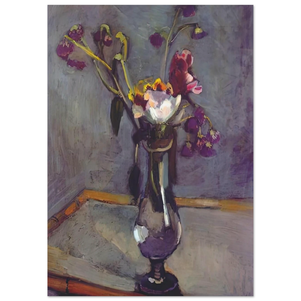 BOUQUET ON A BAMBOO TABLE 1903 Poster | Henri Matisse Poster | Henri Matisse Print
