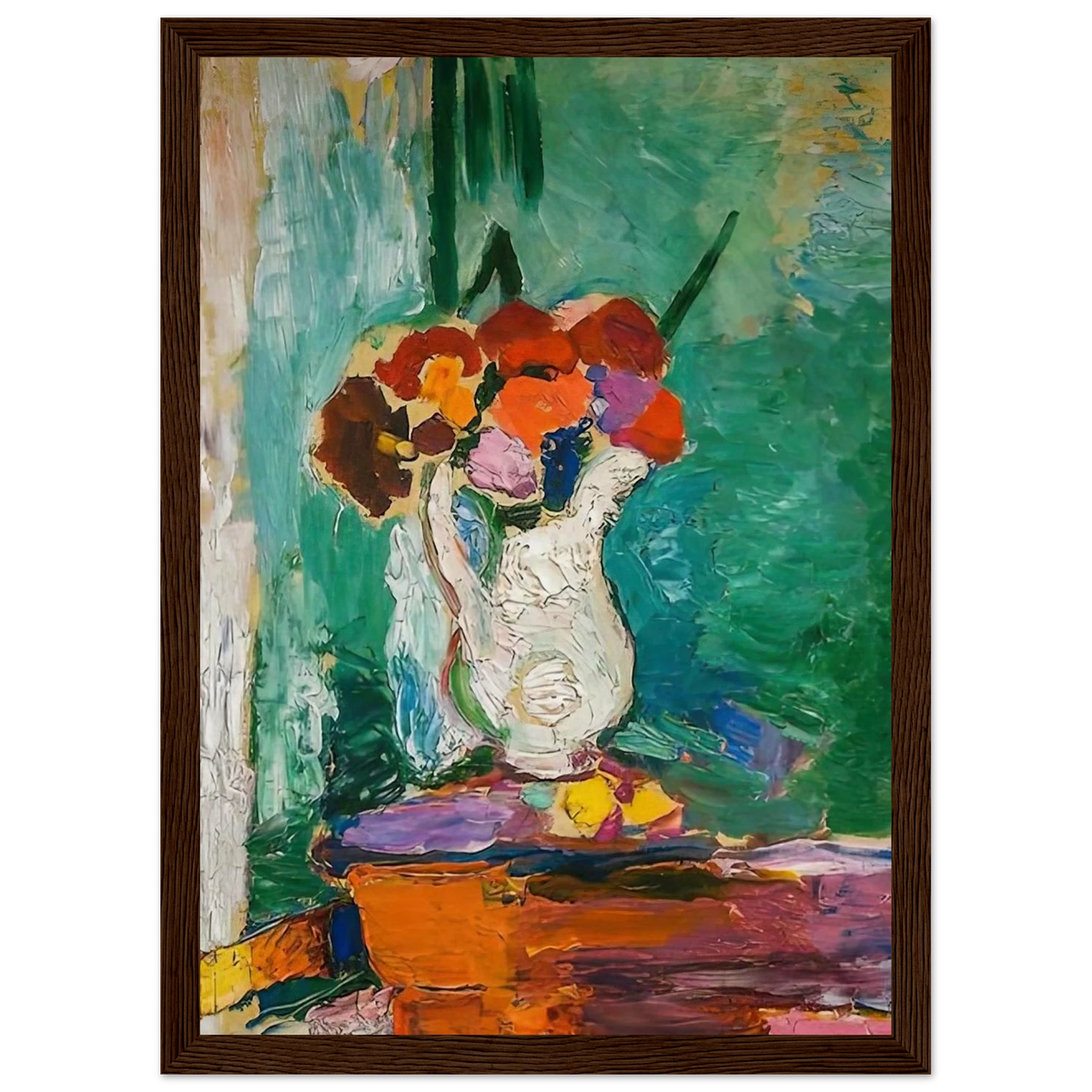 FLOWERS 1907 Framed Poster | Henri Matisse Framed Prints Wall Art | Henri Matisse Print