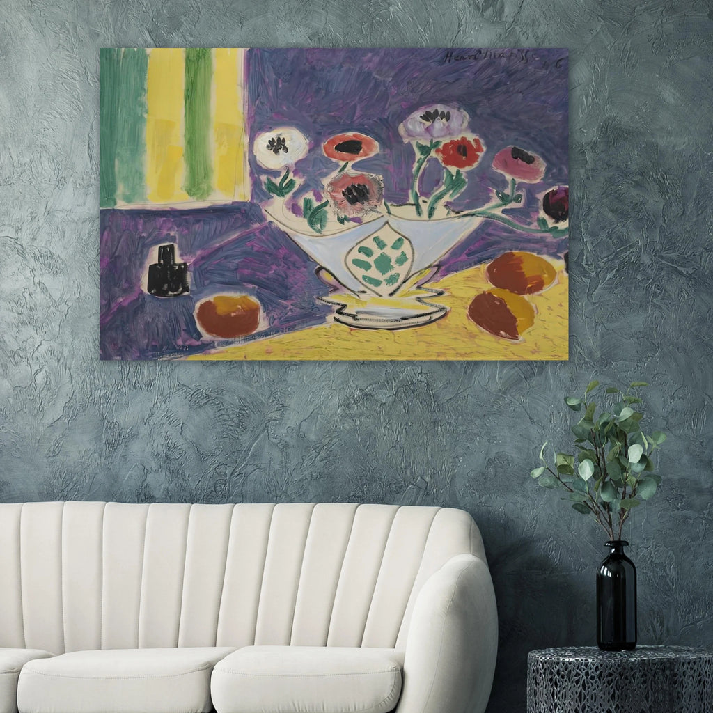 VASE D ANEMONES 1946 Poster | Henri Matisse Poster | Henri Matisse Print