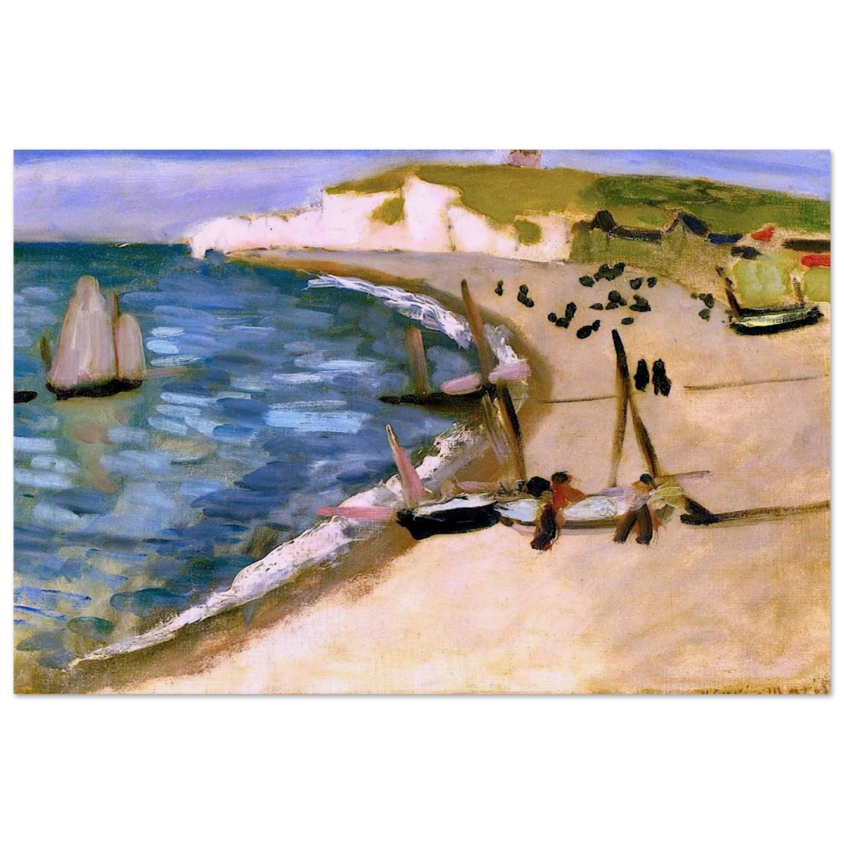 AHT AMONT CLIFFS AT ETRETAT 1921 Poster | Henri Matisse Poster | Henri Matisse Print