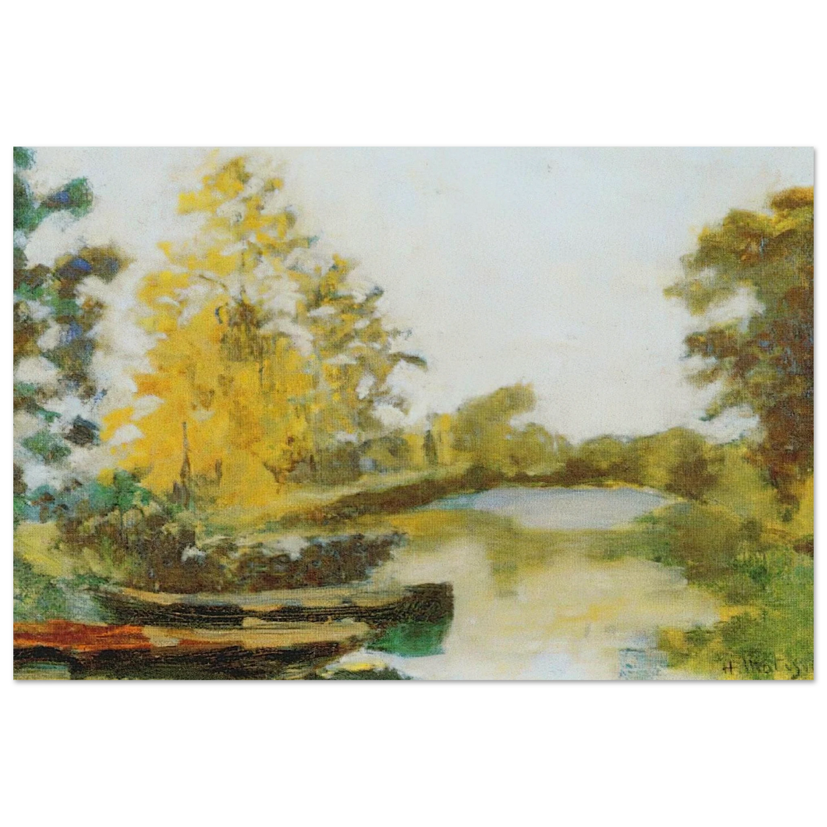 BANKS OF THE CANAL 1903 Poster | Henri Matisse Poster | Henri Matisse Print
